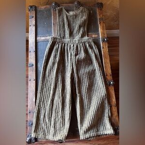 THE VINTAGE CORDUROY JUMPSUIT (romper overalls) walnut THE SIMPLE FOLK 5/6